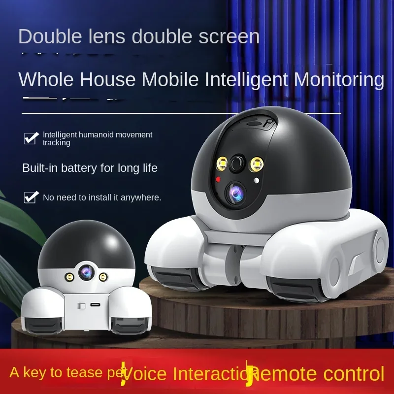 2MP IP กล้อง 5G WiFi สมาร์ทหน้ - Home Security Robot บทวิจารณ์และราคา