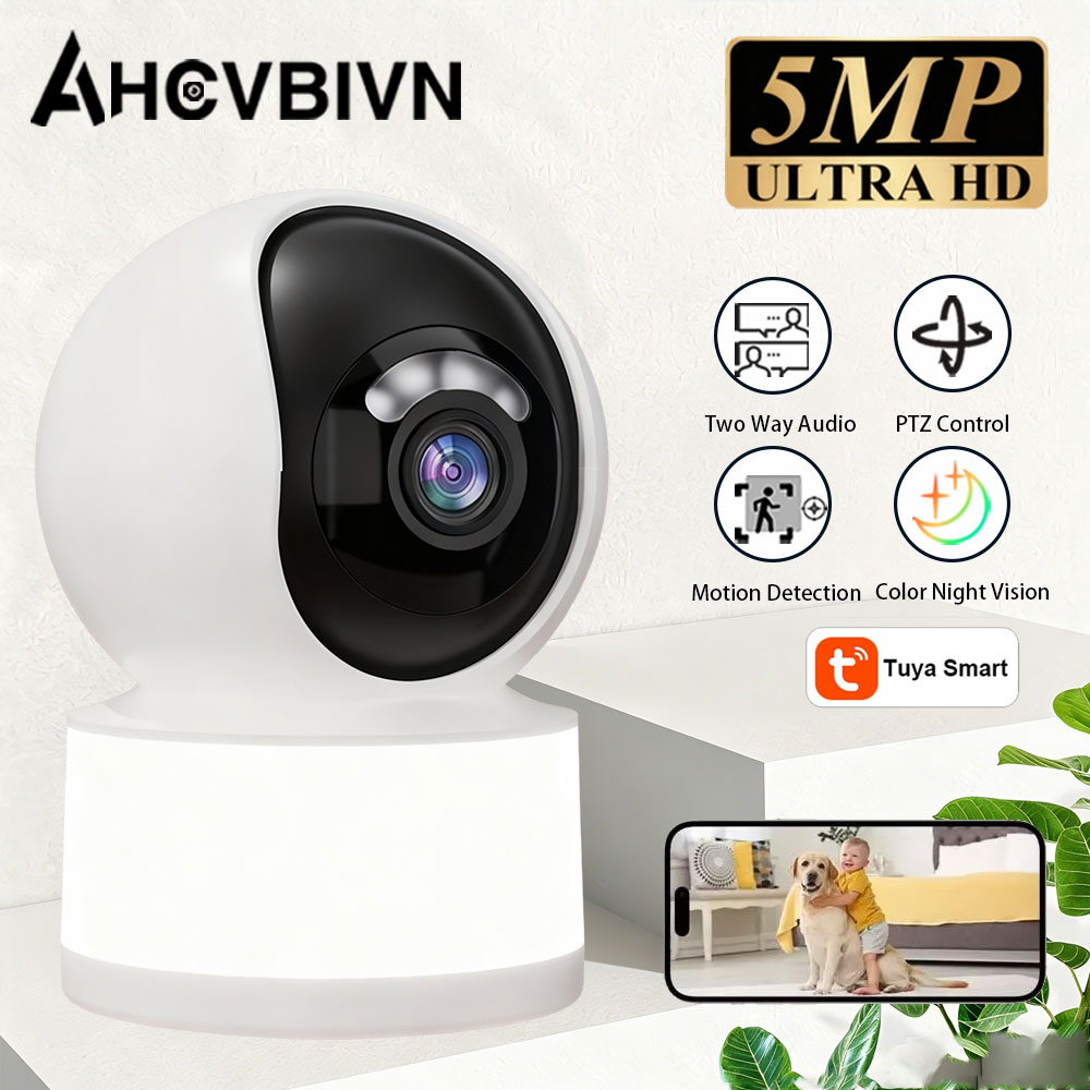 กล้องวงจรปิด Tuya Smart 5MP 2K - Home Security Flood Lights บทวิจารณ์และราคา