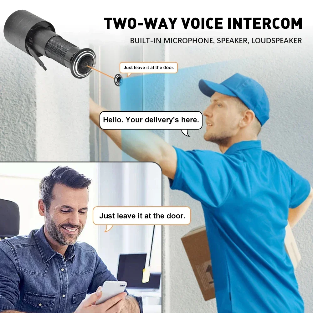 PEGATISAN 2K Wifi Tuya Peephol - Home Security Front Door Camera บทวิจารณ์และราคา