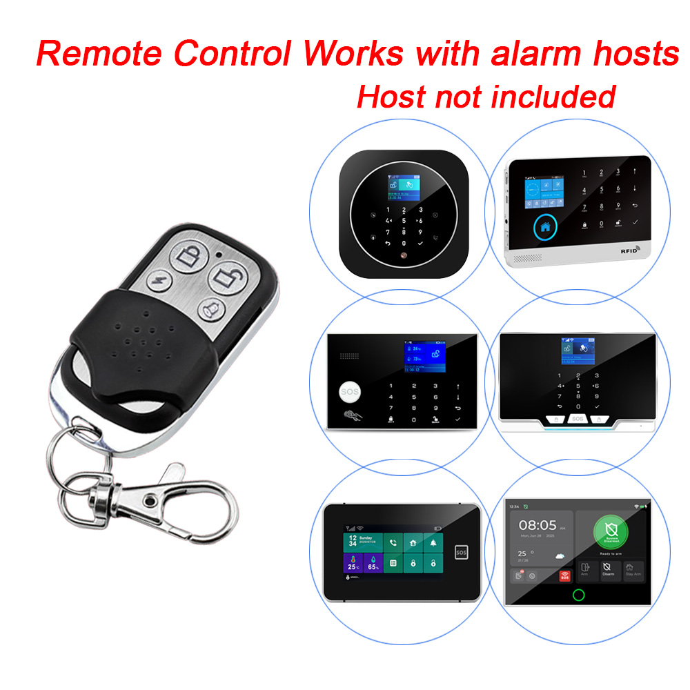 รีโมทคอนโทรลไร้สาย 433MHz สำหร - Sim Gsm Alarm บทวิจารณ์และราคา