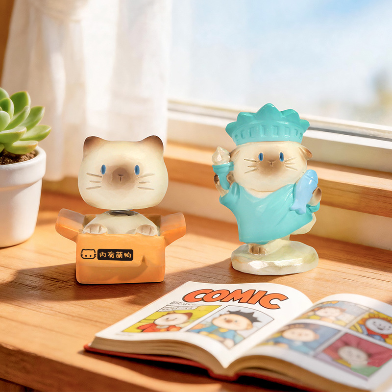 ฟิกเกอร์แมวน่ารักในกล่องสุ่ม ข - Home Security Items บทวิจารณ์และราคา