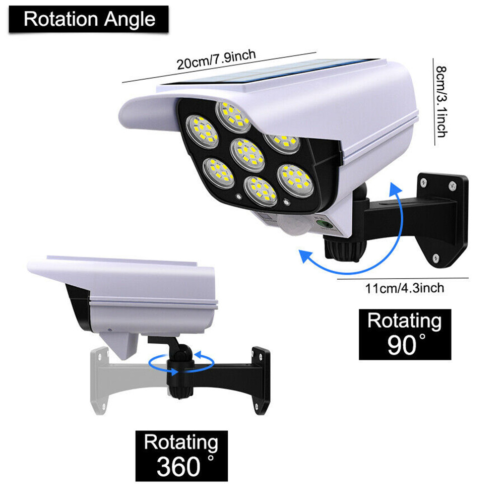 ไฟสนามพลังแสงอาทิตย์เซ็นเซอร์ก - Home Security Flood Lights บทวิจารณ์และราคา