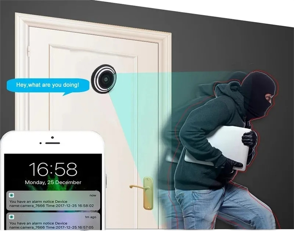 5G 2.4G WIFI 16MM Tuya Wifi ปร - Home Security Front Door Camera บทวิจารณ์และราคา