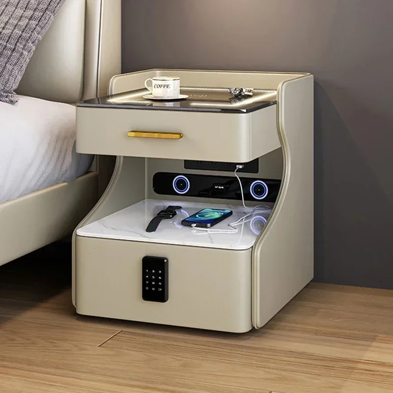 โต๊ะข้างเตียงแสนสบายพร้อมลิ้นช - Home Security America บทวิจารณ์และราคา