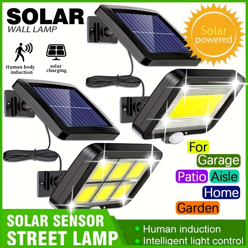 ไฟติดผนังโซลาร์เซลล์ LED แบบแย - Home Security Flood Lights บทวิจารณ์และราคา