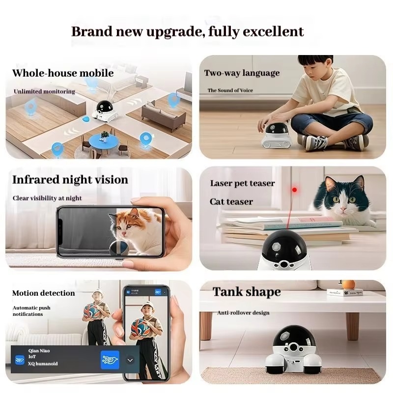 กล้องวงจรปิดอัจฉริยะสำหรับสัตว - Home Security Robot บทวิจารณ์และราคา