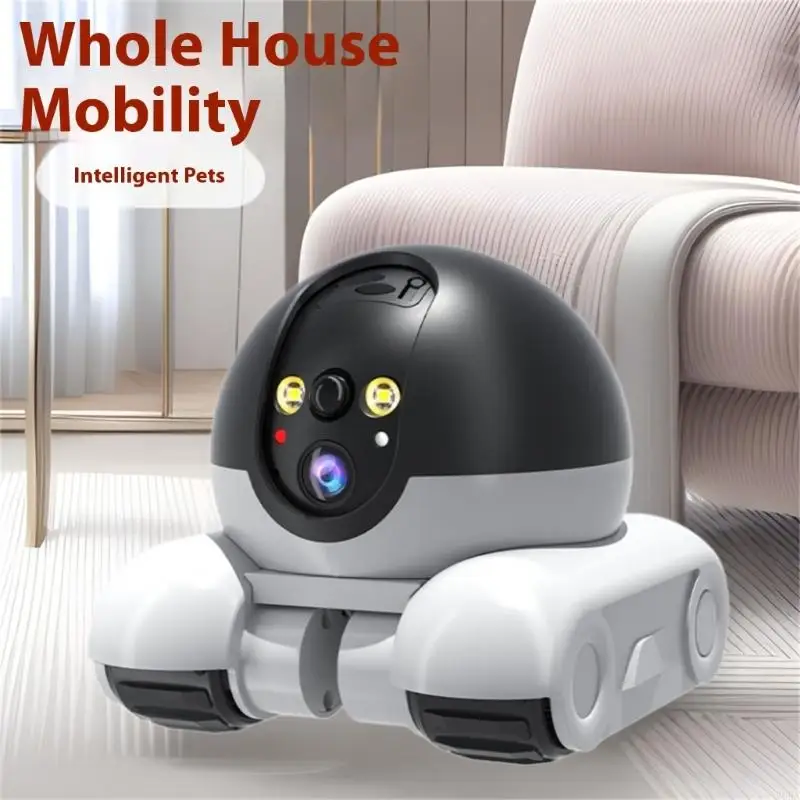 กล้องสัตว์เลี้ยงหมุน 360 องศาพ - Home Security Robot บทวิจารณ์และราคา