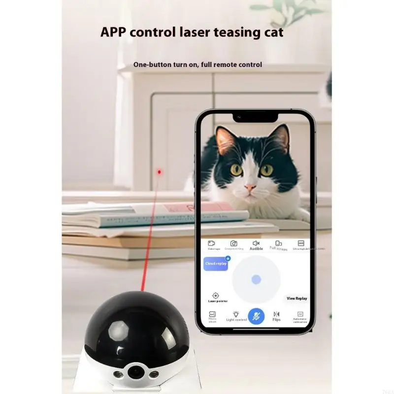 กล้องสัตว์เลี้ยงหมุน 360 องศาพ - Home Security Robot บทวิจารณ์และราคา